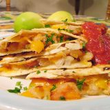 ケサディアの作り方（エビ入り）メキシコの思い出の味Shrimp Quesadilla