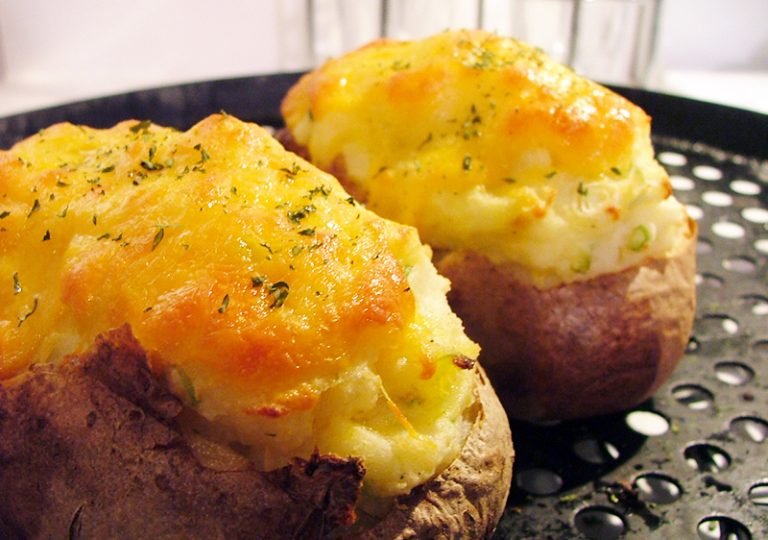 エビ入りトリプルベイクドポテトのレシピ